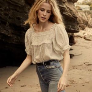 Doen Frances Top in Pink Bisou Floral